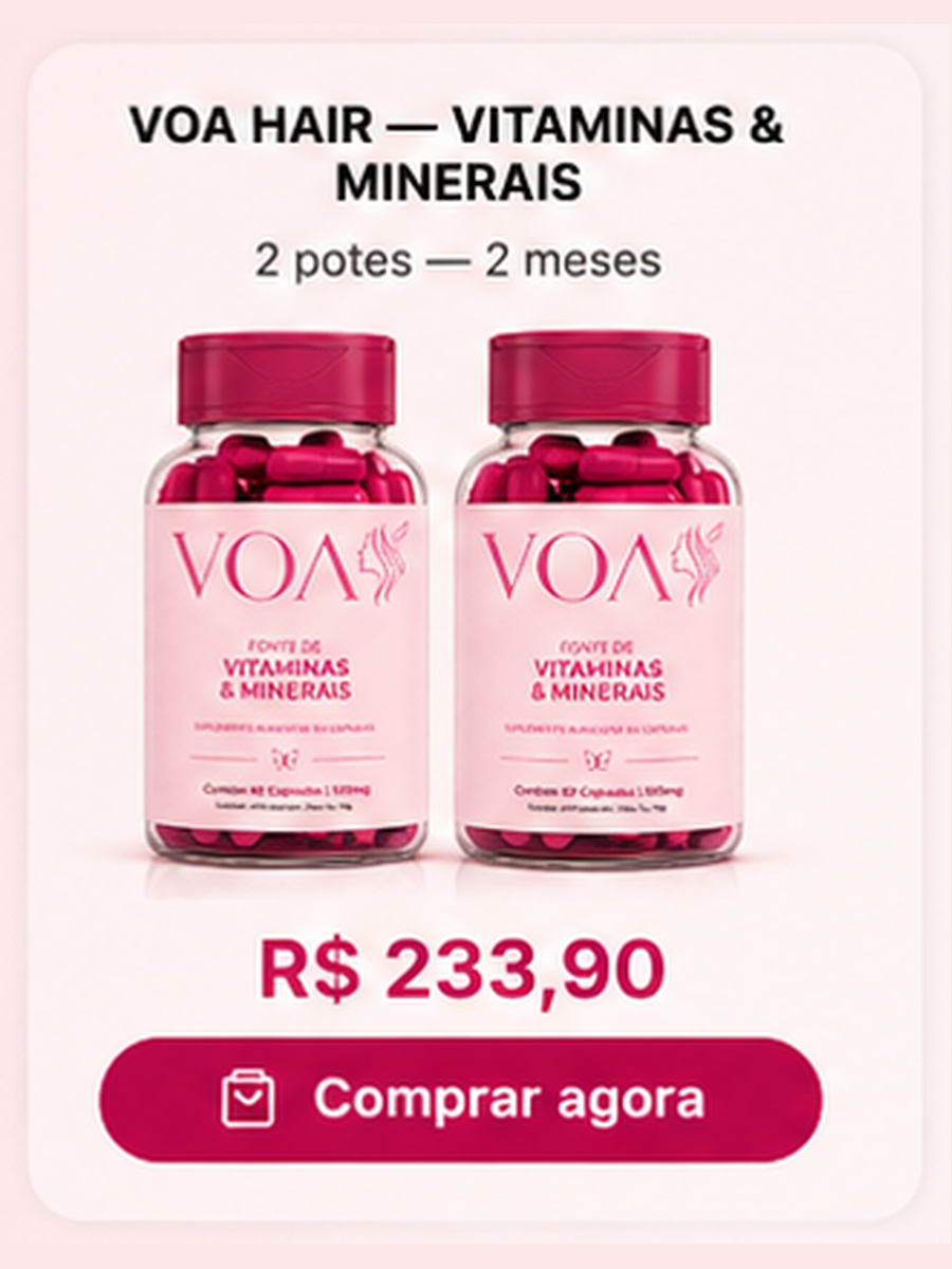 Kit Voa Vitaminas & Minerais — 2 potes — 2 meses por R$ 233,90