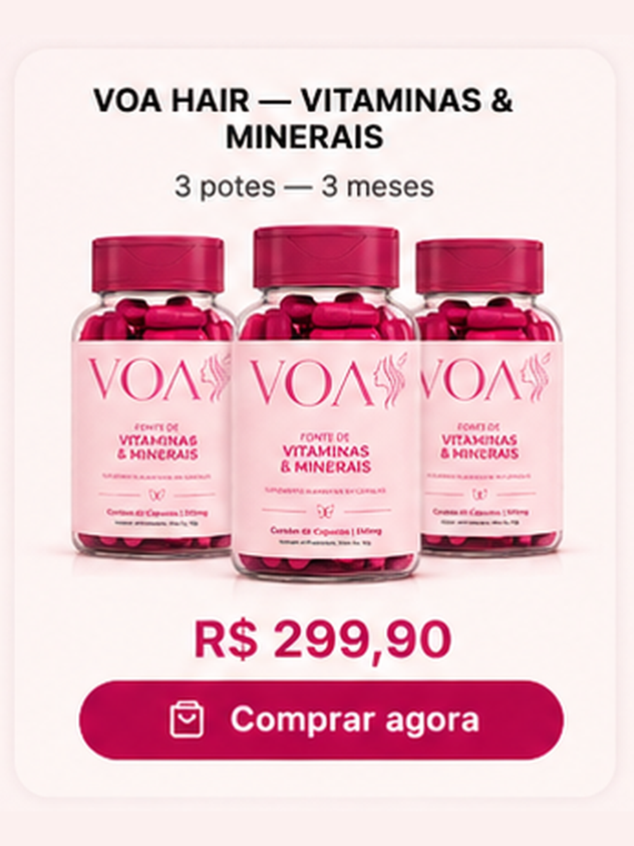 Kit Voa Vitaminas & Minerais — 3 potes — 3 meses por R$ 299,90